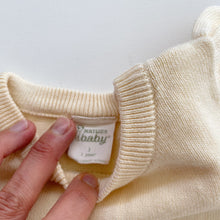 Load image into Gallery viewer, Nature Baby Organic Cotton Knit Romper Buttery Yellow (1y)
