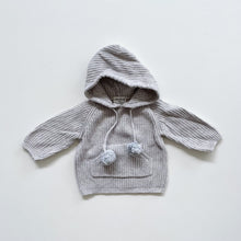 Load image into Gallery viewer, Wilson &amp; Frenchy Cotton/Bamboo/ Wool Jumper Grey  (3-6m)
