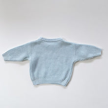Load image into Gallery viewer, Maki Knit Jumper Powder Blue (3-6m)
