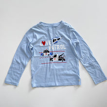Load image into Gallery viewer, babyGap Love Patrol L/S Top Blue (3y)

