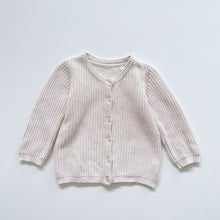 Load image into Gallery viewer, Nature Baby Organic Cotton Knit Cardigan Beige (4y)
