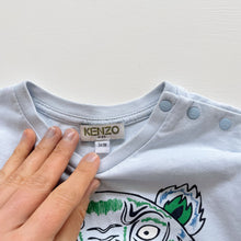 Load image into Gallery viewer, Kenzo Long Sleeve T-Shirt Light Blue/Kenzo Paris (3y)
