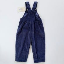 Load image into Gallery viewer, Goldie + Ace Sammy Corduroy Overalls Navy NEW (3y)
