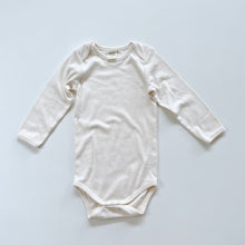 Load image into Gallery viewer, Nature Baby Organic Bodysuit Beige NWOT (1y)
