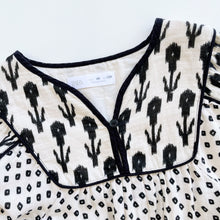 Load image into Gallery viewer, Zara Muslin Cotton Dress Black Pattern (8y)
