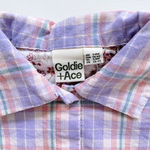 Load image into Gallery viewer, Goldie + Ace Lilac Check Dress (3-6m)
