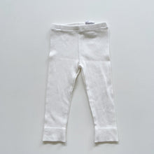 Load image into Gallery viewer, Jamie Kay Org Rib Leggings Milk (3-6m)
