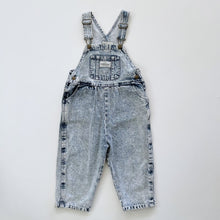 Load image into Gallery viewer, Goldie + Ace Burton Vintage Washed Denim Overalls Light Denim (2y)
