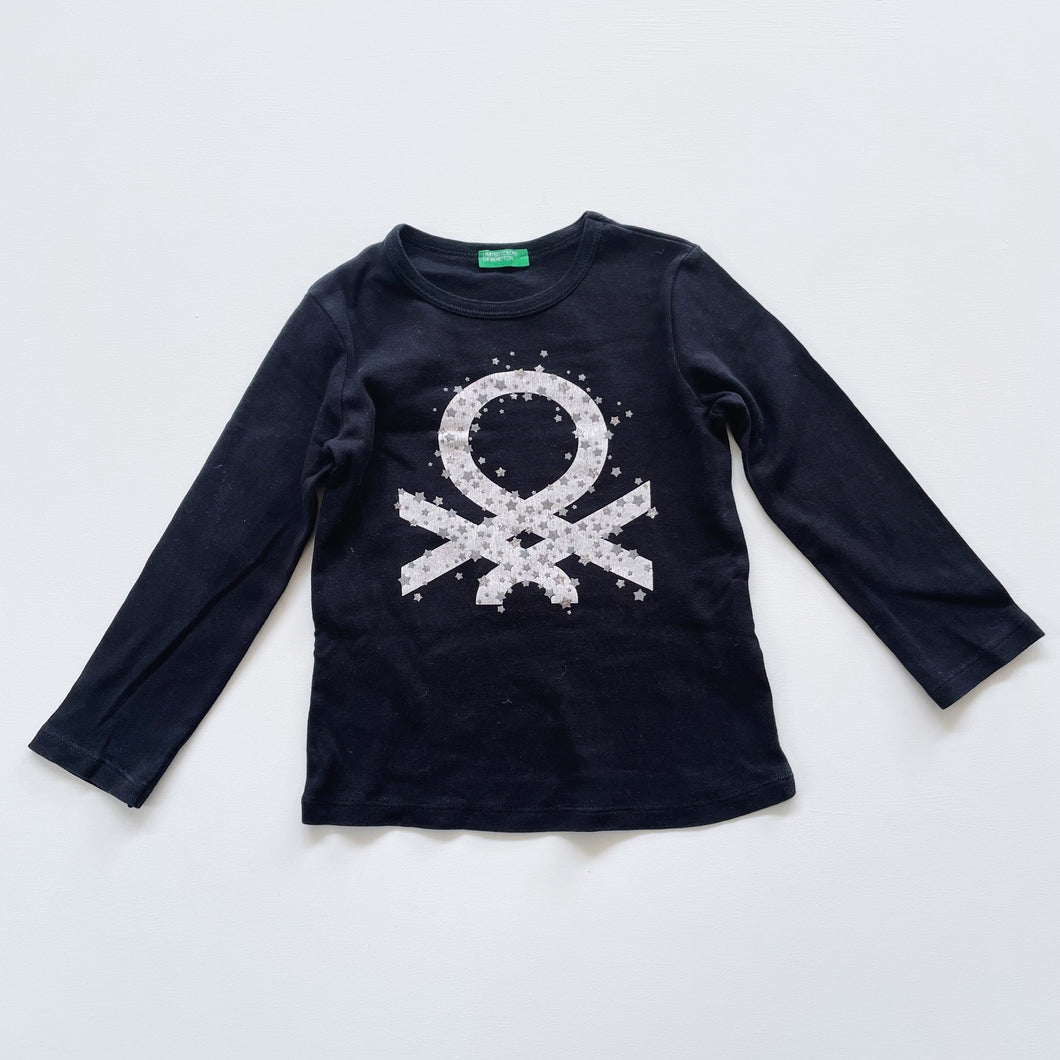 United Colors of Benetton L/S Top Black (3y)