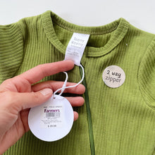 Load image into Gallery viewer, Teeny Weeny Rib All-In-One Green NEW (6-12m)
