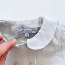 Load image into Gallery viewer, Tartine et Chocolat Linen Coat Grey (3-6m)
