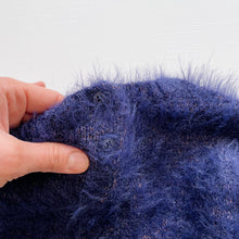 Load image into Gallery viewer, Kiabi Fluffy Jumper Navy/Sparkles (3-4y)

