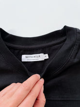 Load image into Gallery viewer, With Milk Organic Cotton Nursing T-Shirt Black (M)
