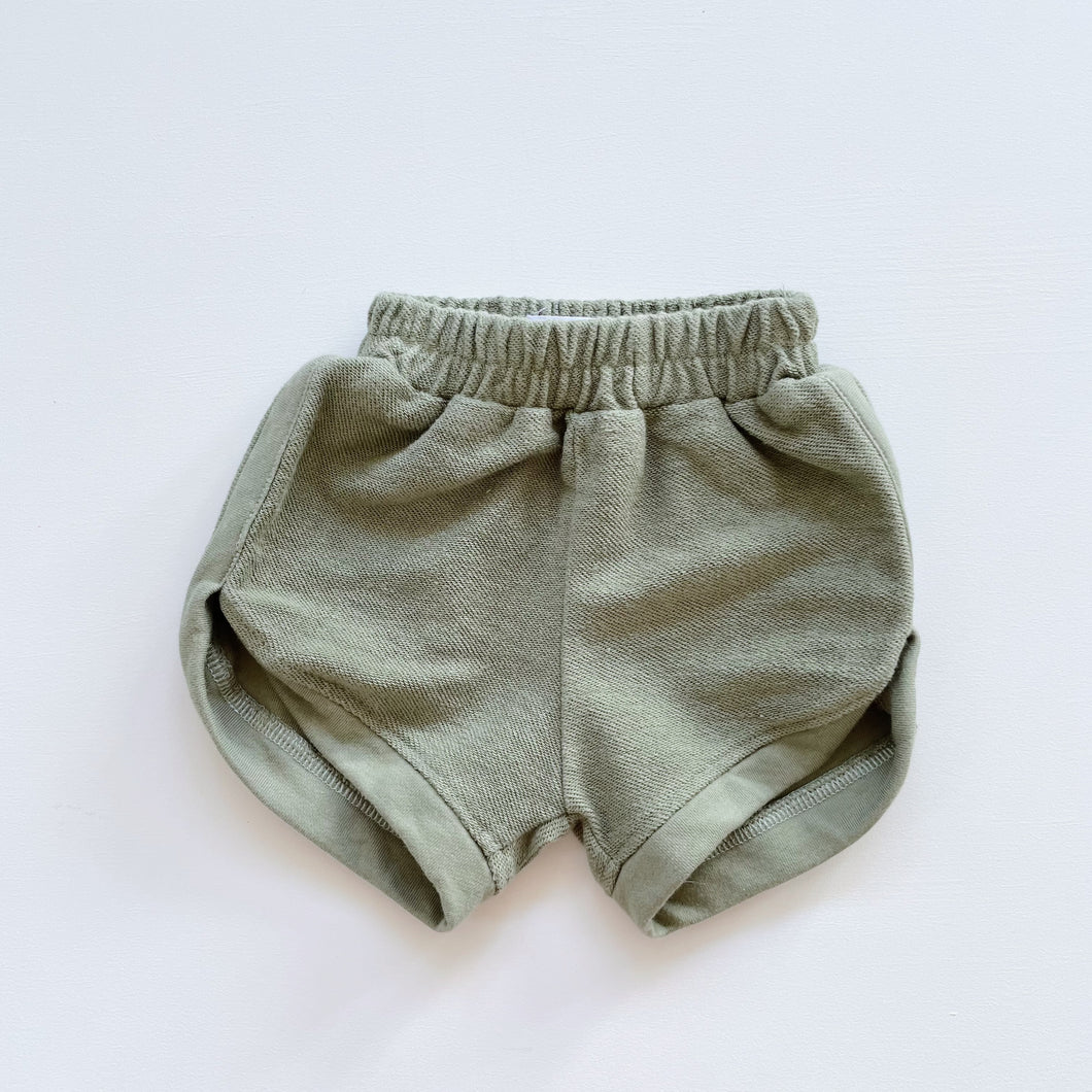 Le Edit Green Shorts (3-6m)