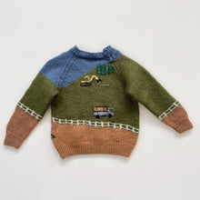 Load image into Gallery viewer, Handmade Wool Sweater On The Farm *small flaw (2y)
