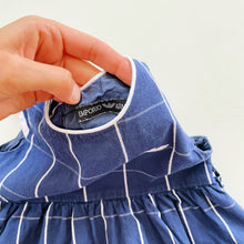 Load image into Gallery viewer, Armani Navy Check Dress (1y)
