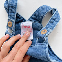Load image into Gallery viewer, Sprout Denim Monster Pocket Overalls (2y)
