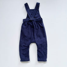 Load image into Gallery viewer, Nature Baby Organic Overalls Navy Cord (2y)
