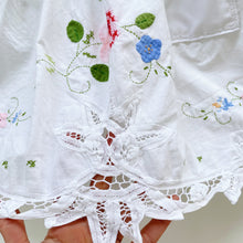 Load image into Gallery viewer, Handmade Embroidered Dress White (2y)
