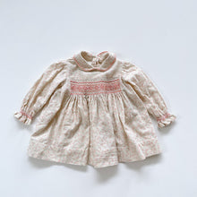 Load image into Gallery viewer, Vintage Smocked Dress (3-6m)

