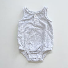 Load image into Gallery viewer, Seed Romper Grey Terry (3-6m)
