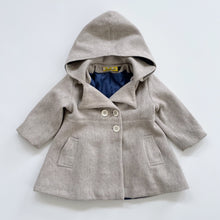 Load image into Gallery viewer, Chalk &amp; Cheese Wool Coat Oatmeal Made in AUS (2y)
