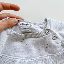 Load image into Gallery viewer, Wilson + Frenchy Cotton/Bamboo/Wool Jumper Grey Speckled (12-18m)
