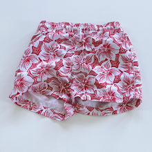 Load image into Gallery viewer, Janie and Jack Swim Shorts Red Pattern (1-2y)
