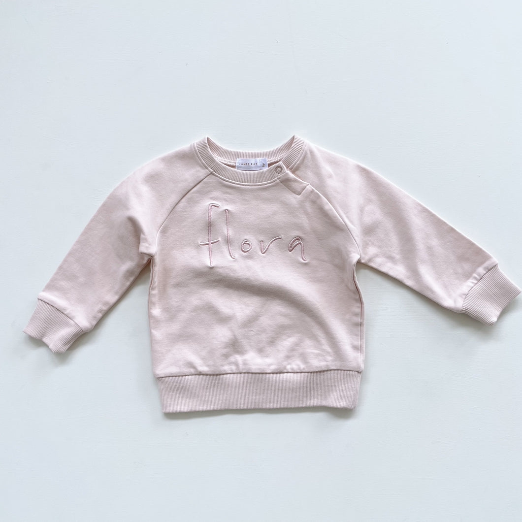 Jamie Kay Organic Flora Jumper Pink NWOT (1y)