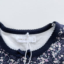 Load image into Gallery viewer, Jamie Kay Organic L/S Navy Floral Top NEW (4y)
