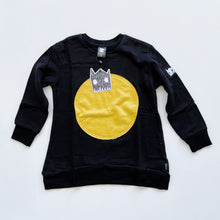 Load image into Gallery viewer, Band of Boys Oversized Circle Patch Crew Black/ Yellow NEW (7y)
