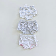 Load image into Gallery viewer, Dimples Organic Bloomers Bundle 3x (newborn)
