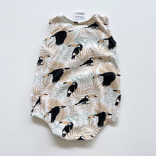 Load image into Gallery viewer, Aster &amp; Oak Organic Romper Birds (0-3m)
