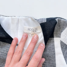Load image into Gallery viewer, Roolee Kids Black /White Check Dress (3-4y)
