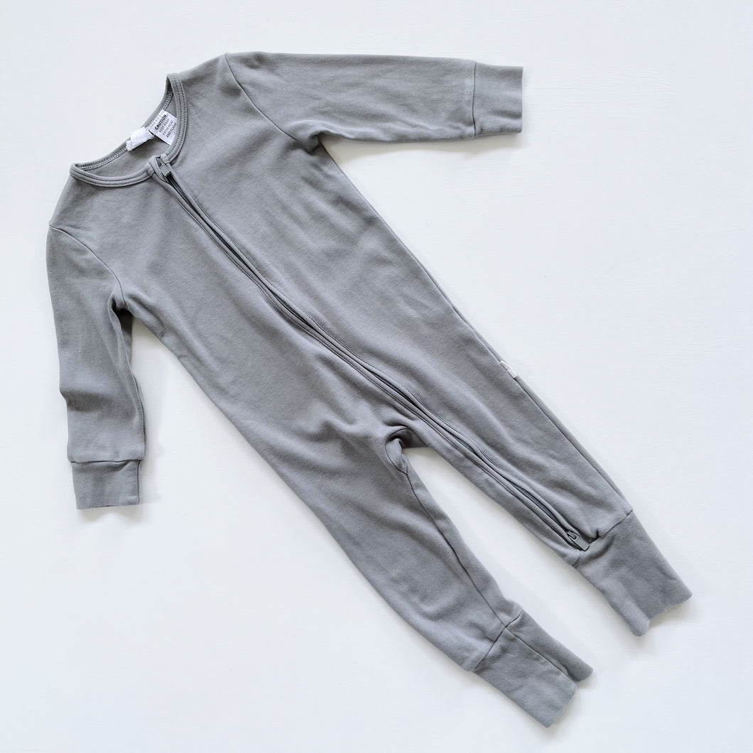 Jamie Kay Pima Cotton All-In-One Grey Chalk (2y)