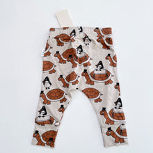 Load image into Gallery viewer, HUXBABY Turtle Organic Pants Almond NEW (1y)
