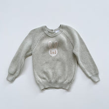 Load image into Gallery viewer, Jamie Kay Knit Jumper Green Bunny (2y)
