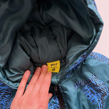 Load image into Gallery viewer, Band of Boys Hooded Puffer Jacket Blue Tigers (8y)
