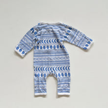 Load image into Gallery viewer, Wilson &amp; Frenchy All-In-One Blue Pattern (0-3m)
