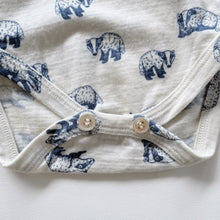Load image into Gallery viewer, Nature Baby Merino L/S Bodysuit Raccoon (0-3m)
