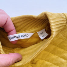 Load image into Gallery viewer, Country Road Quilted Jumper Mustard (4y)
