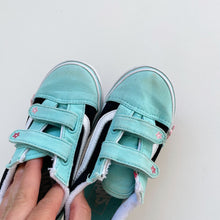 Load image into Gallery viewer, Vans Velcro Sneakers | Blue Floral (UK9.5/ 16cm/US10 /EU26.5)
