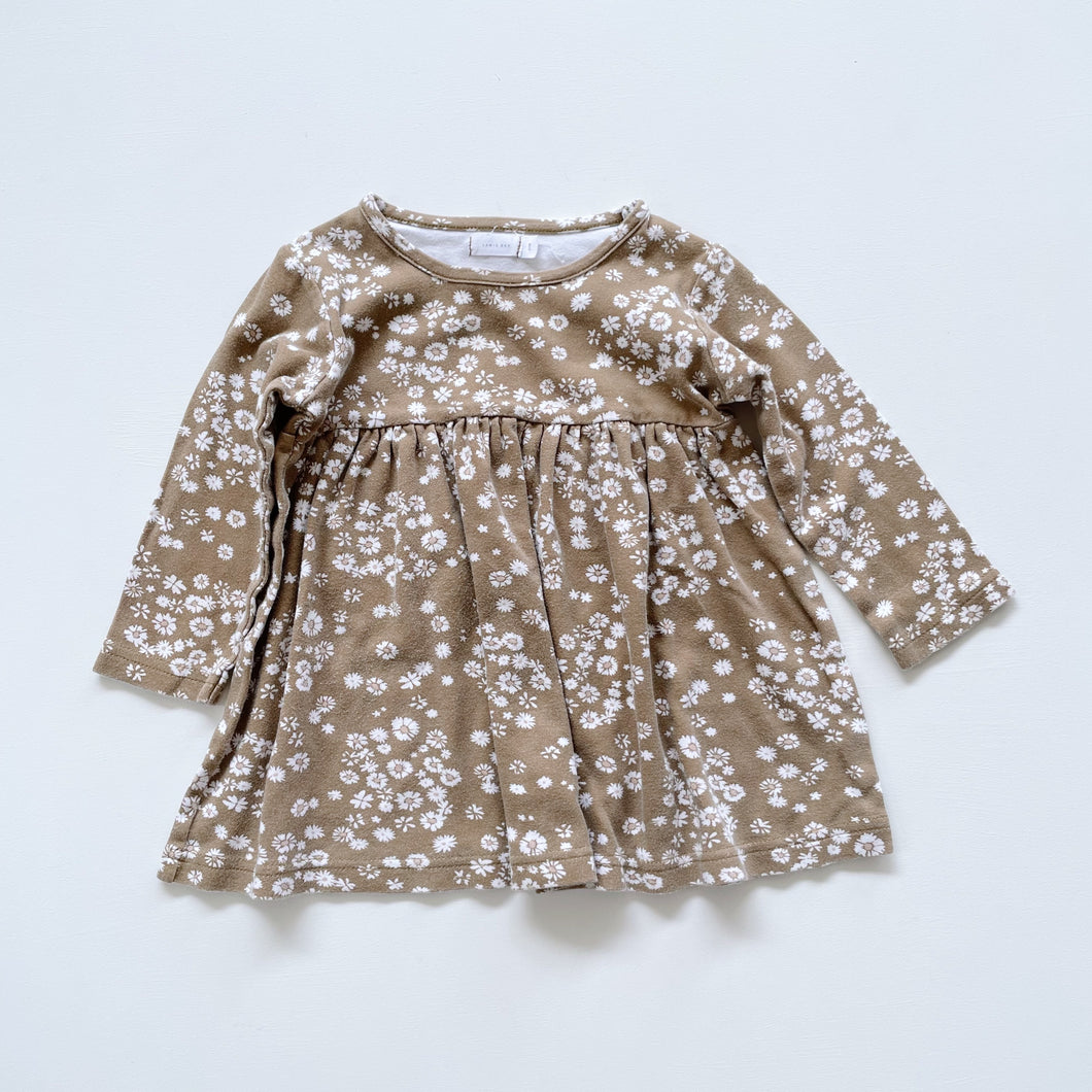 Jamie Kay Organic Kindy Dress Gold Flowers (2y)