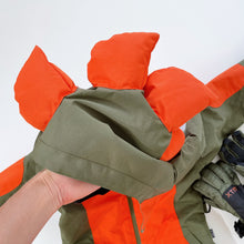 Load image into Gallery viewer, XTM Rugrats II Kids One Piece Snow Suit Green/Orange + Gloves (4y)
