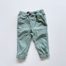 Load image into Gallery viewer, Dymples Green Chinos (6-12m)
