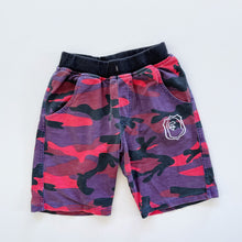 Load image into Gallery viewer, Purple BAPE Camo Shorts (8y)
