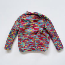 Load image into Gallery viewer, Stunning Handmade Wool Cardigan Heart Buttons (2y)
