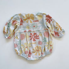 Load image into Gallery viewer, Noni Romper Orange/Blue/Lemons Pattern (3-6m)
