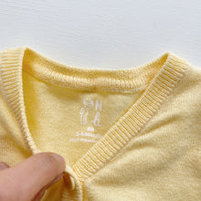 Load image into Gallery viewer, Nature Baby Organic Cardigan Butter Yellow (3-6m)
