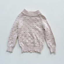 Load image into Gallery viewer, Jamie Kay Dotty Knit Jumper Pastel Fleck *small mark (3y)
